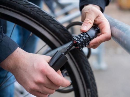 Замок велосипедный BBB CodeLock BBL-45, 15x1800 мм, черный