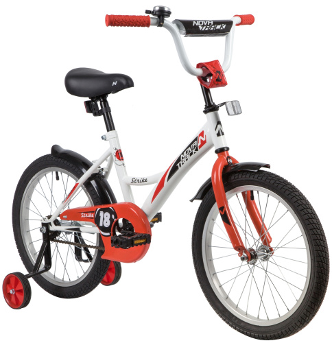 Велосипед Novatrack Strike 18" (2020) (110-130 см), красный