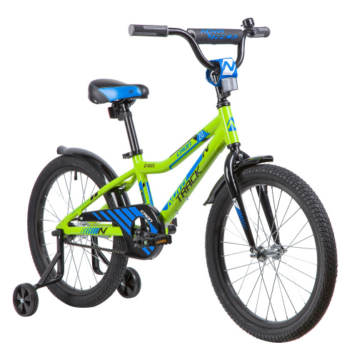 Велосипед NOVATRACK CRON 20" (2019), рама 12" (110-130 см), зеленый