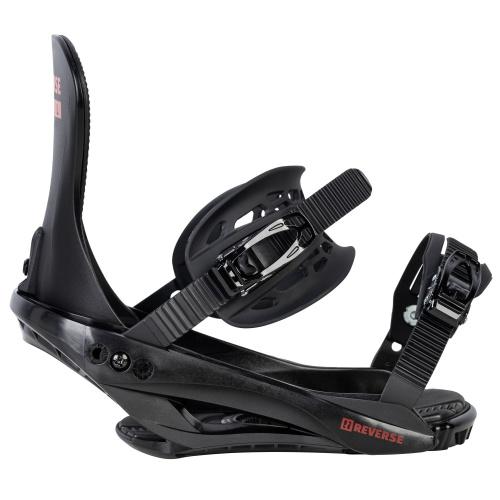 Крепления для сноуборда Reverse Rental, черный с красным
